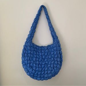 100% Cotton COS Oversized Quilted Crossbody Bag
